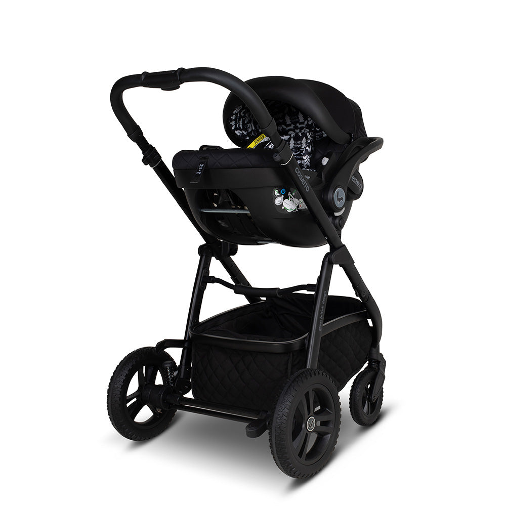 Wow 3 Kindersitz 3 in 1 Set mit Isofix Basis - Silhouette