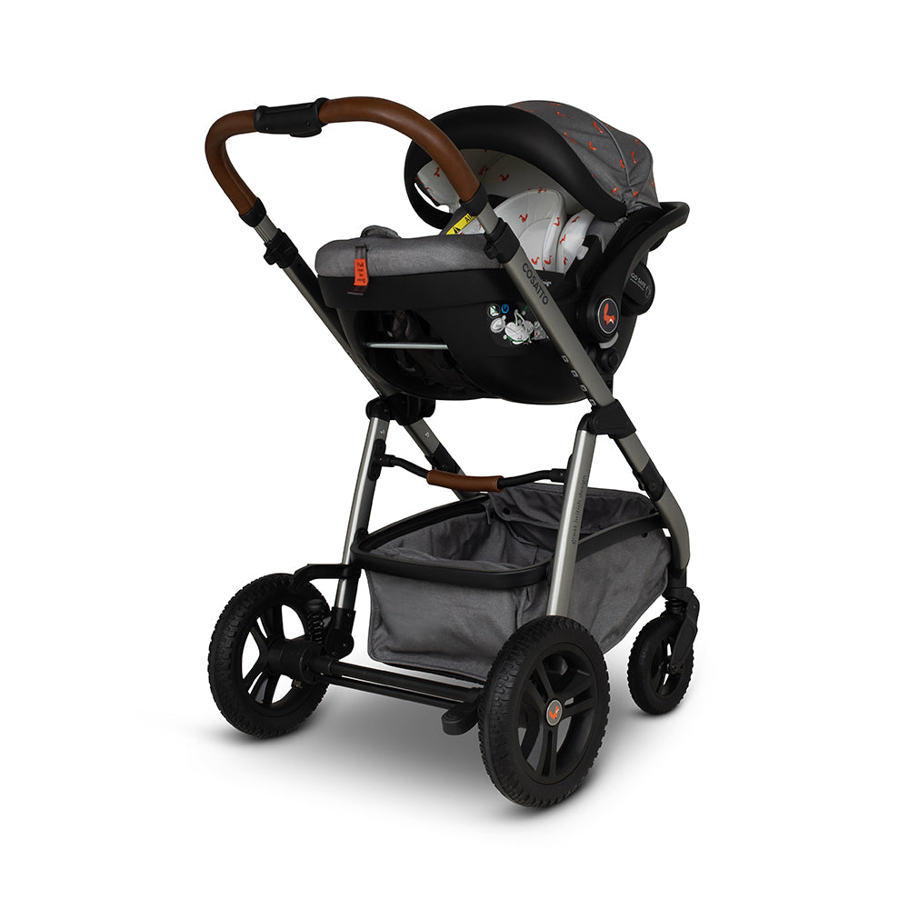 Wow 3 Kindersitz 3 in 1 Set mit Isofix Basis - Foxling