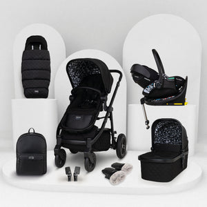 Wow 3 Gesamt-Set inkl. Babyschale mit Liegefunktion - Silhouette