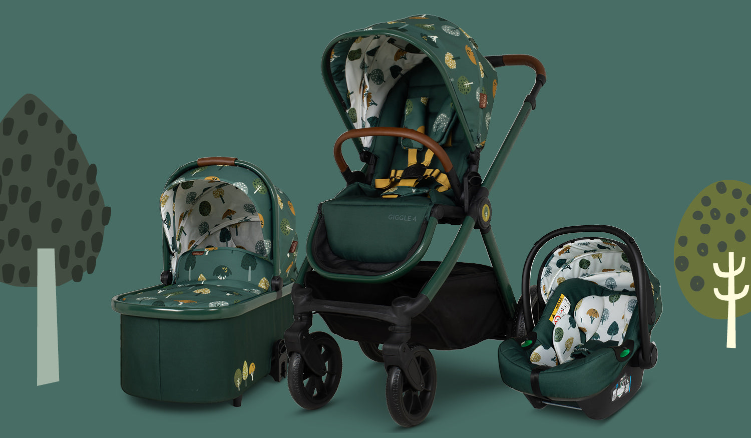 COSATTO Giggle Sistema Viaggio 3 In 1 - Passeggino, Navicella E Seggiolino Auto ISize Per Neonati Fino 18kg - Foto 13