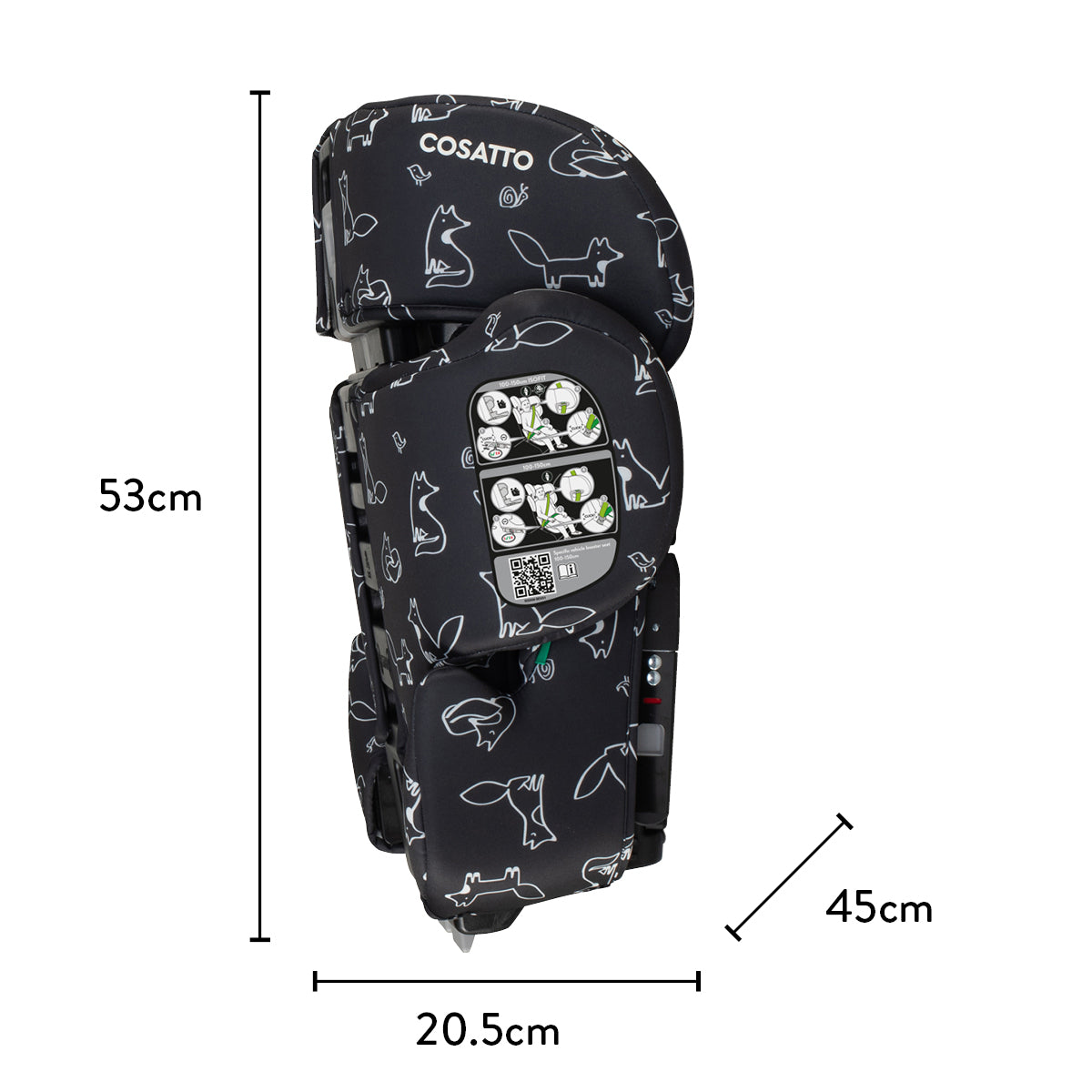 Ninja i-Go R129 Reisekindersitz - Foxed