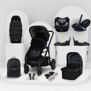 Wow 3 Familien Set inkl. Liege-Babyschale & 0–12 J. Kindersitz - Silhouette