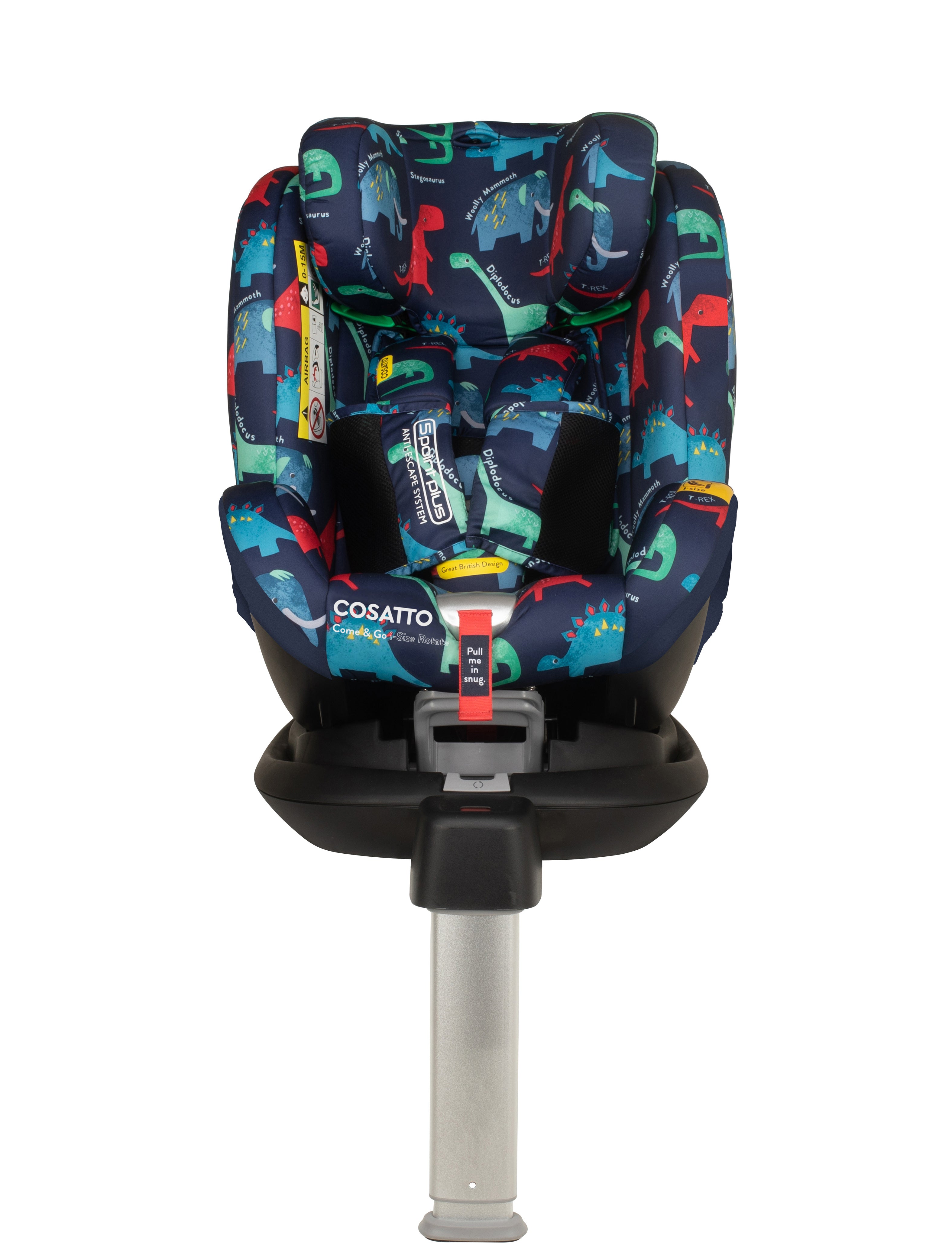 Come and Go i-Size 360 Rotate Kindersitz - D is for Dino
