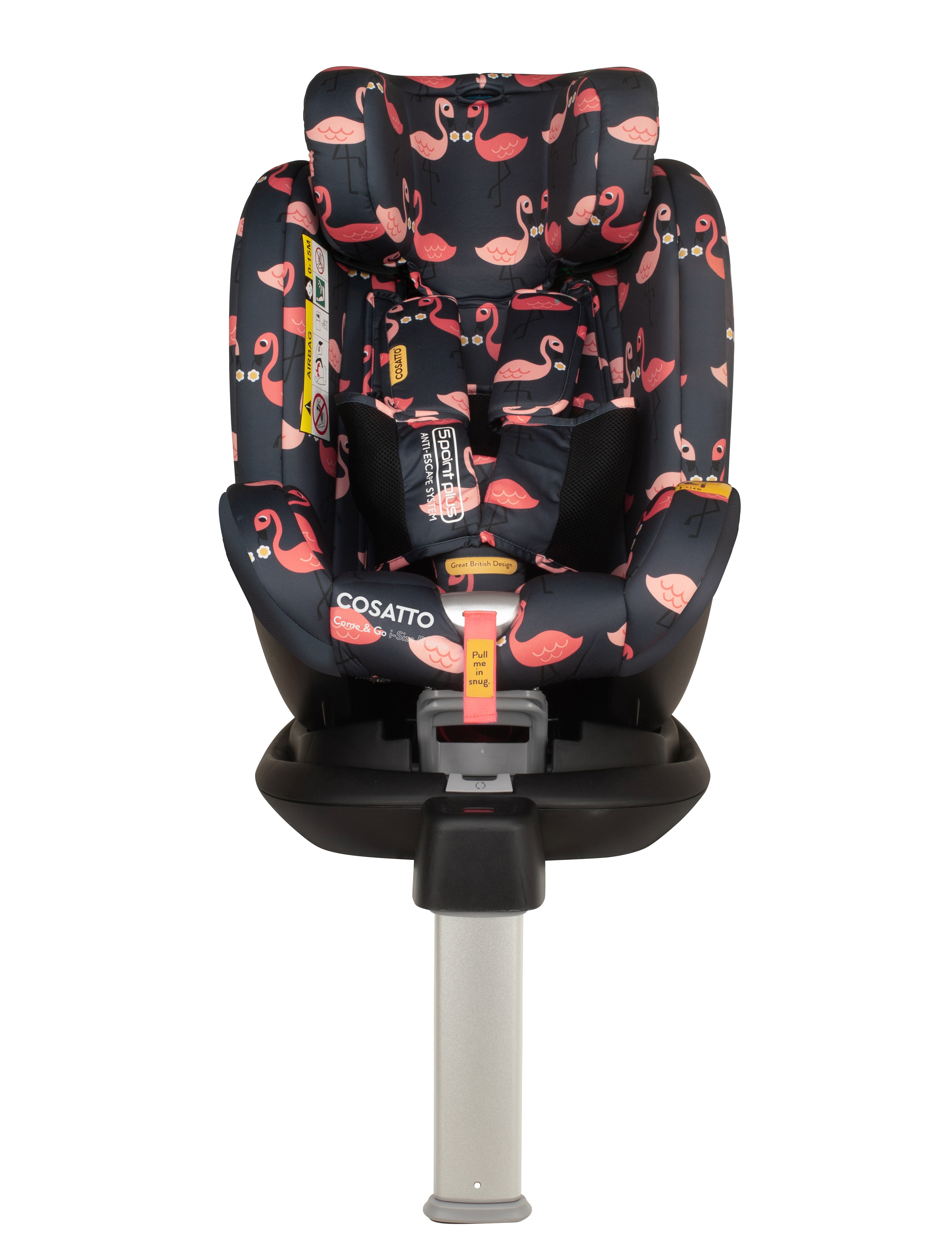 Come and Go i-Size 360 Rotate Kindersitz - Pretty Flamingo