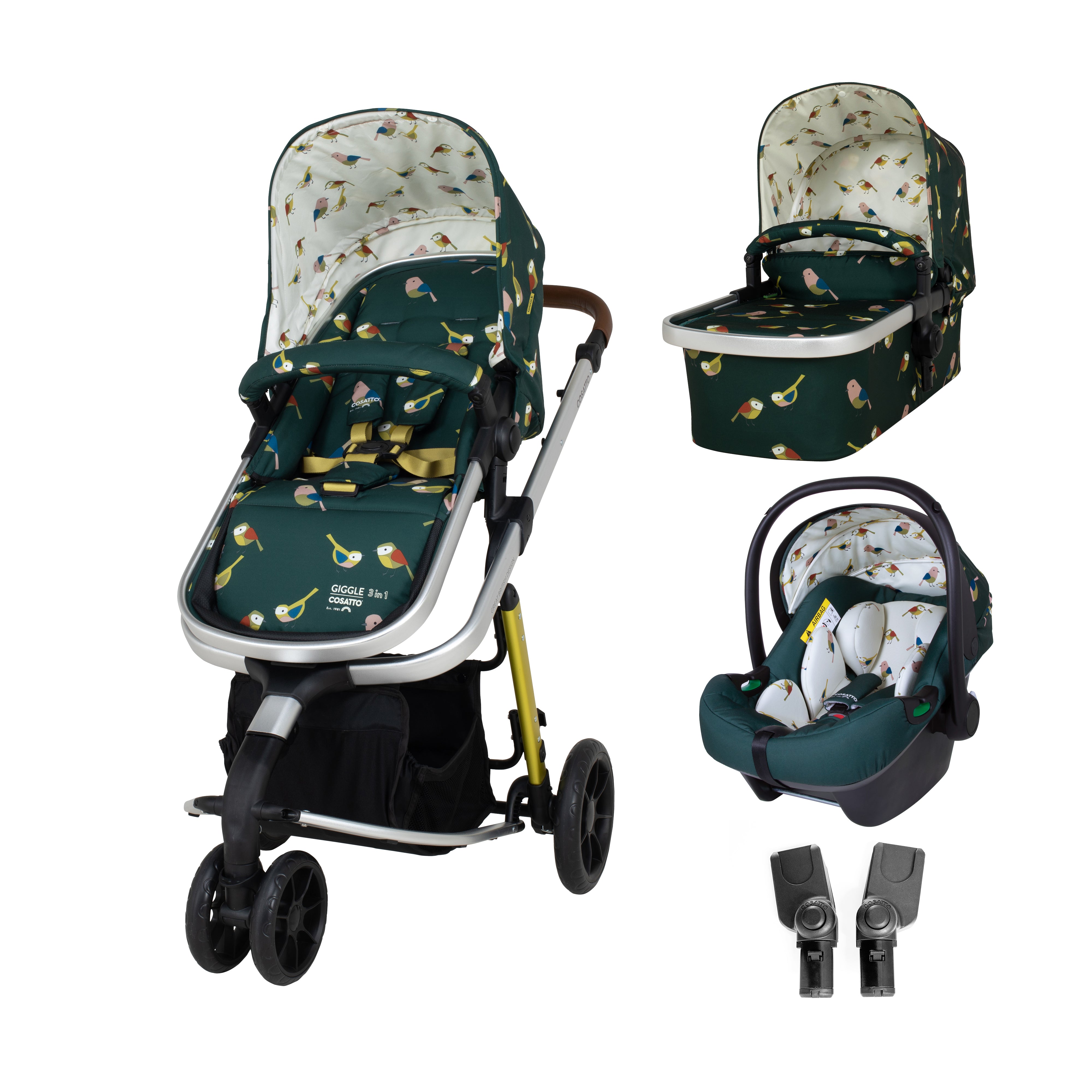 Giggle 3 in 1 Kindersitz Set -  Birdland