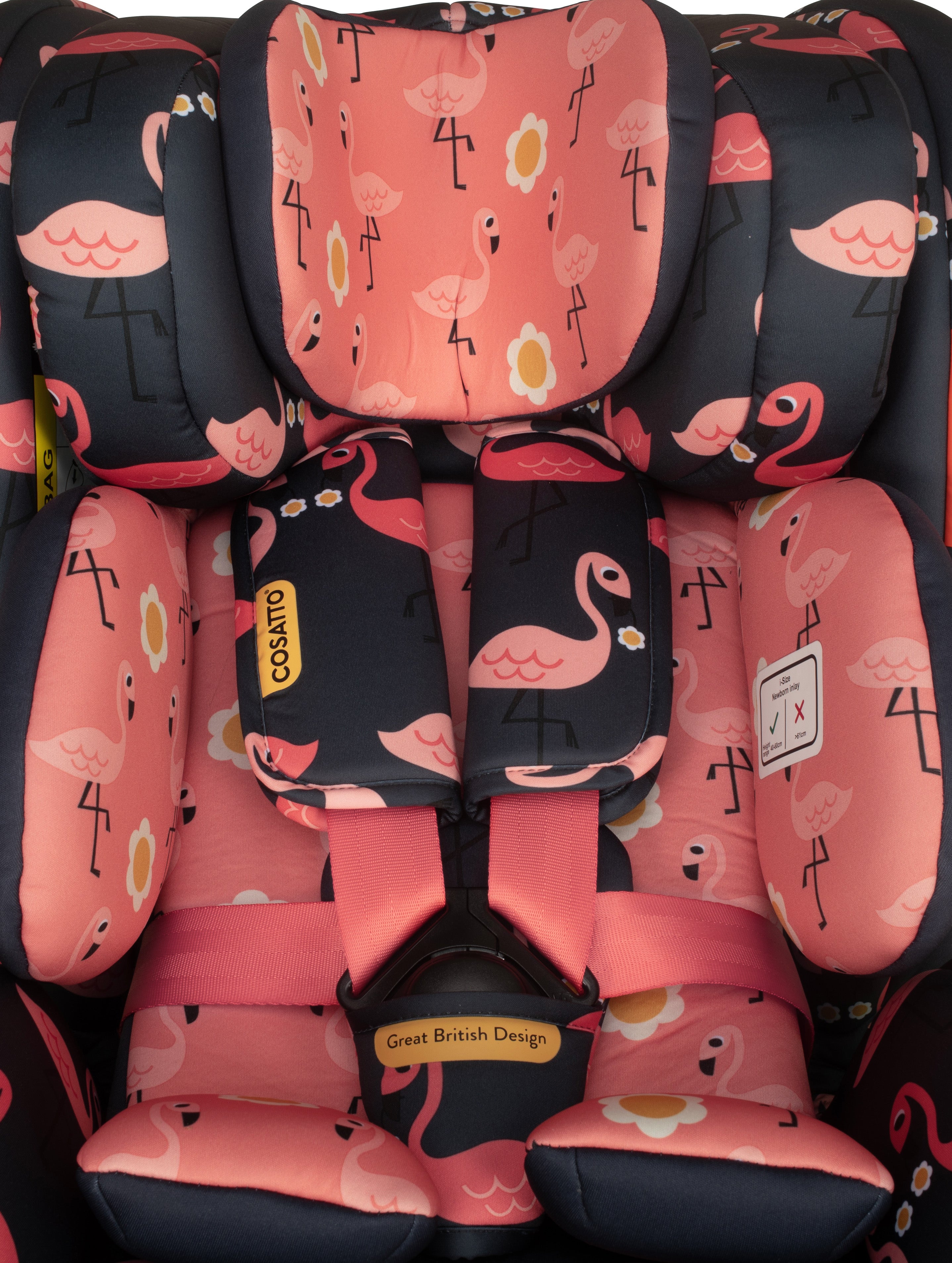 Come and Go i-Size 360 Rotate Kindersitz - Pretty Flamingo
