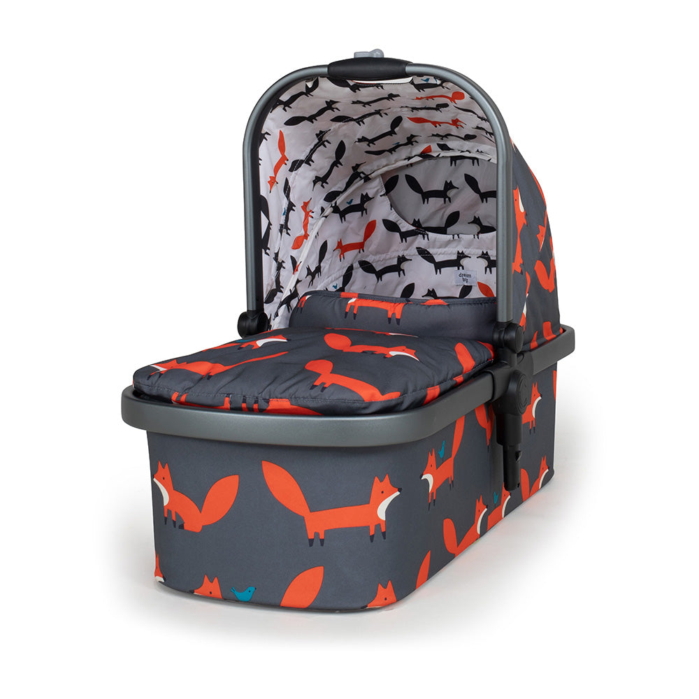 Wow 2 mit Kindersitz Set - Charcoal Mister Fox
