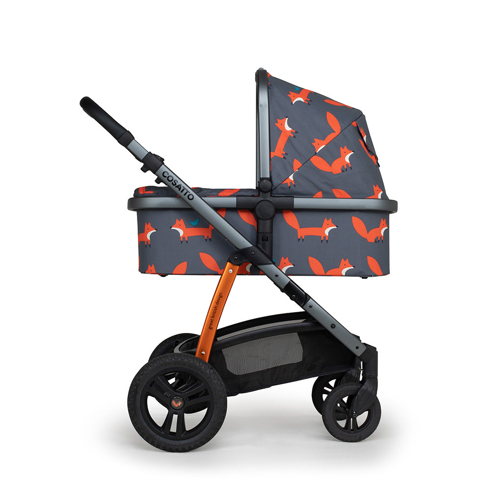 Wow 2 mit Kindersitz Set - Charcoal Mister Fox