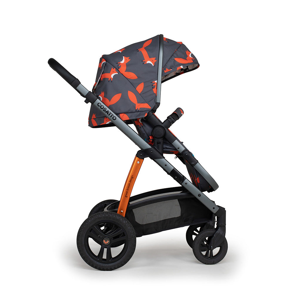 Wow 2 mit Kindersitz Set - Charcoal Mister Fox